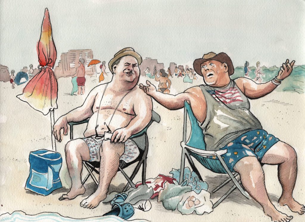 cutting it up at the beach - Jai Granofsky